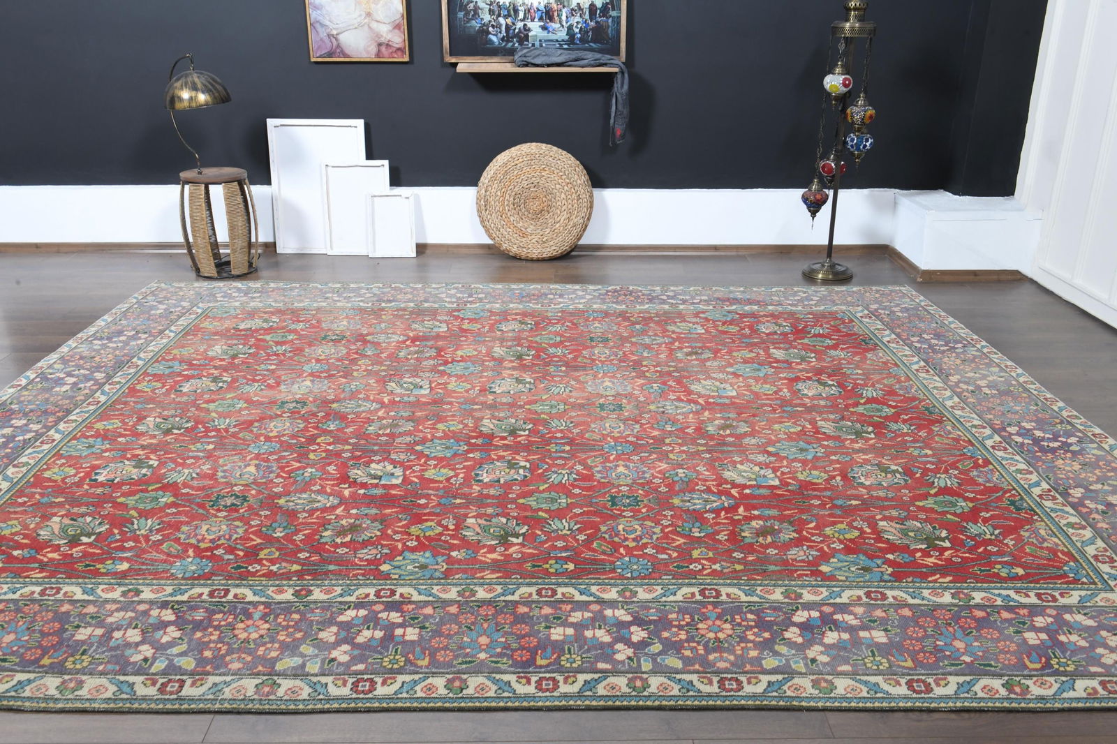 9'7x12'1 ft, VINTAGE PERSIAN RUG - 9