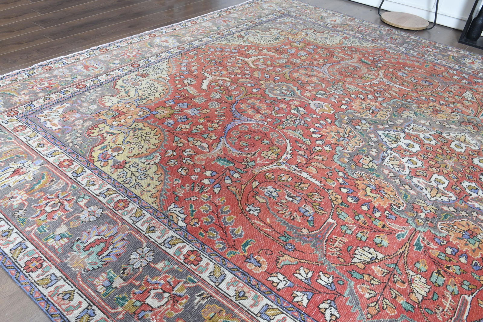 9'6x12'8 ft, ANTIQUE PERSIAN RUG - 5