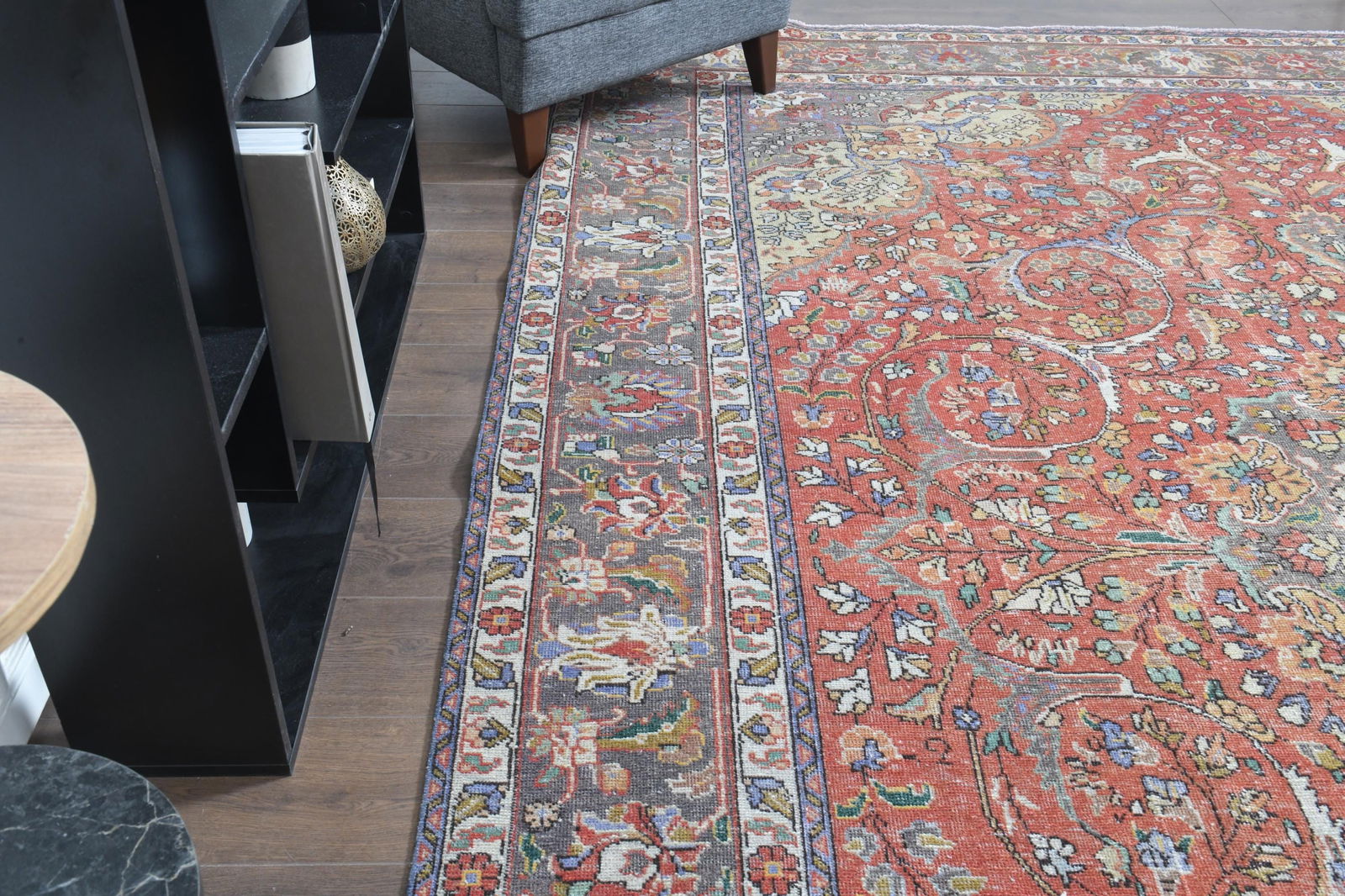 9'6x12'8 ft, ANTIQUE PERSIAN RUG - 6