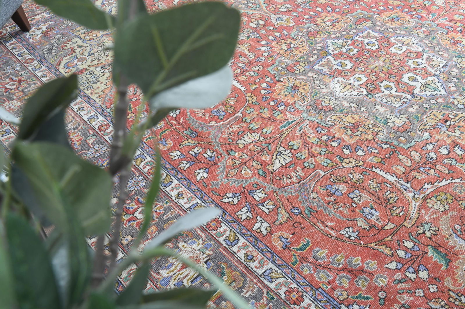 9'6x12'8 ft, ANTIQUE PERSIAN RUG - 8