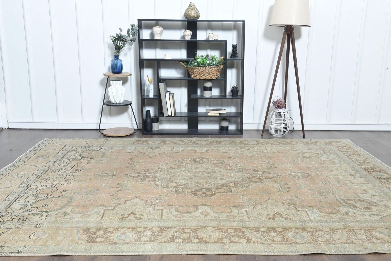 7'9x11'2 ft, VINTAGE PERSIAN RUG - 9