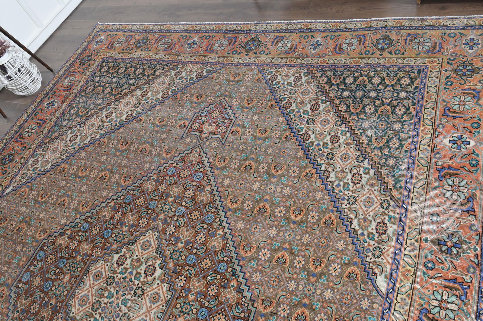 9'7x12'5 ft, VINTAGE PERSIAN RUG, Oversize - 3