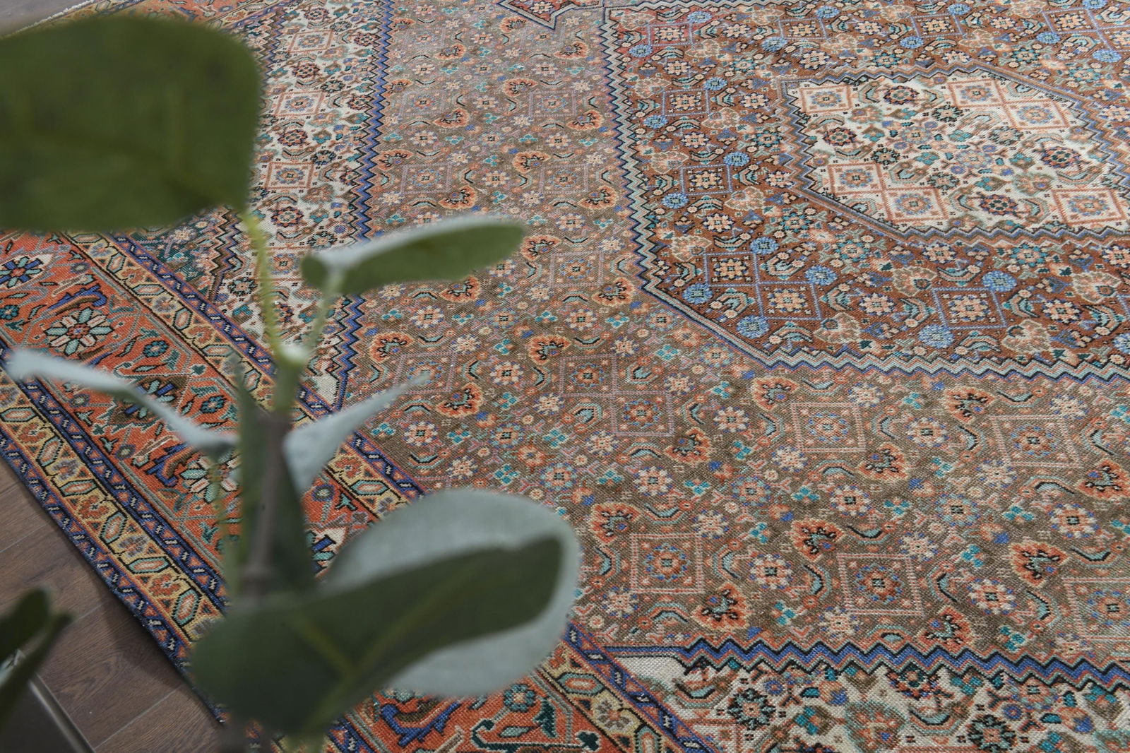 9'7x12'5 ft, VINTAGE PERSIAN RUG, Oversize - 7