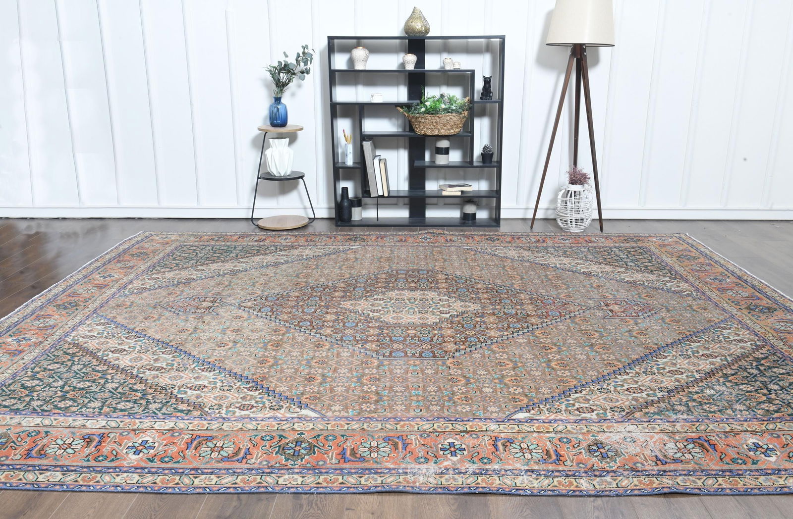 9'7x12'5 ft, VINTAGE PERSIAN RUG, Oversize - 9
