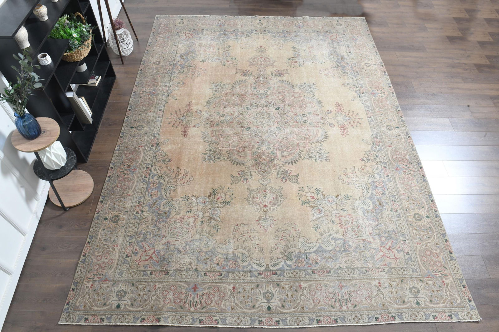 9'4x12'7 ft, VINTAGE HANDMADE RUG (1 of 9)