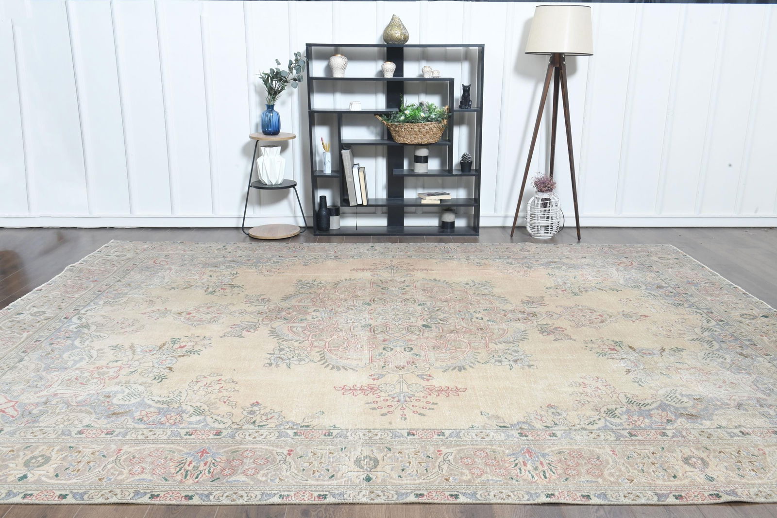 9'4x12'7 ft, VINTAGE HANDMADE RUG - 9