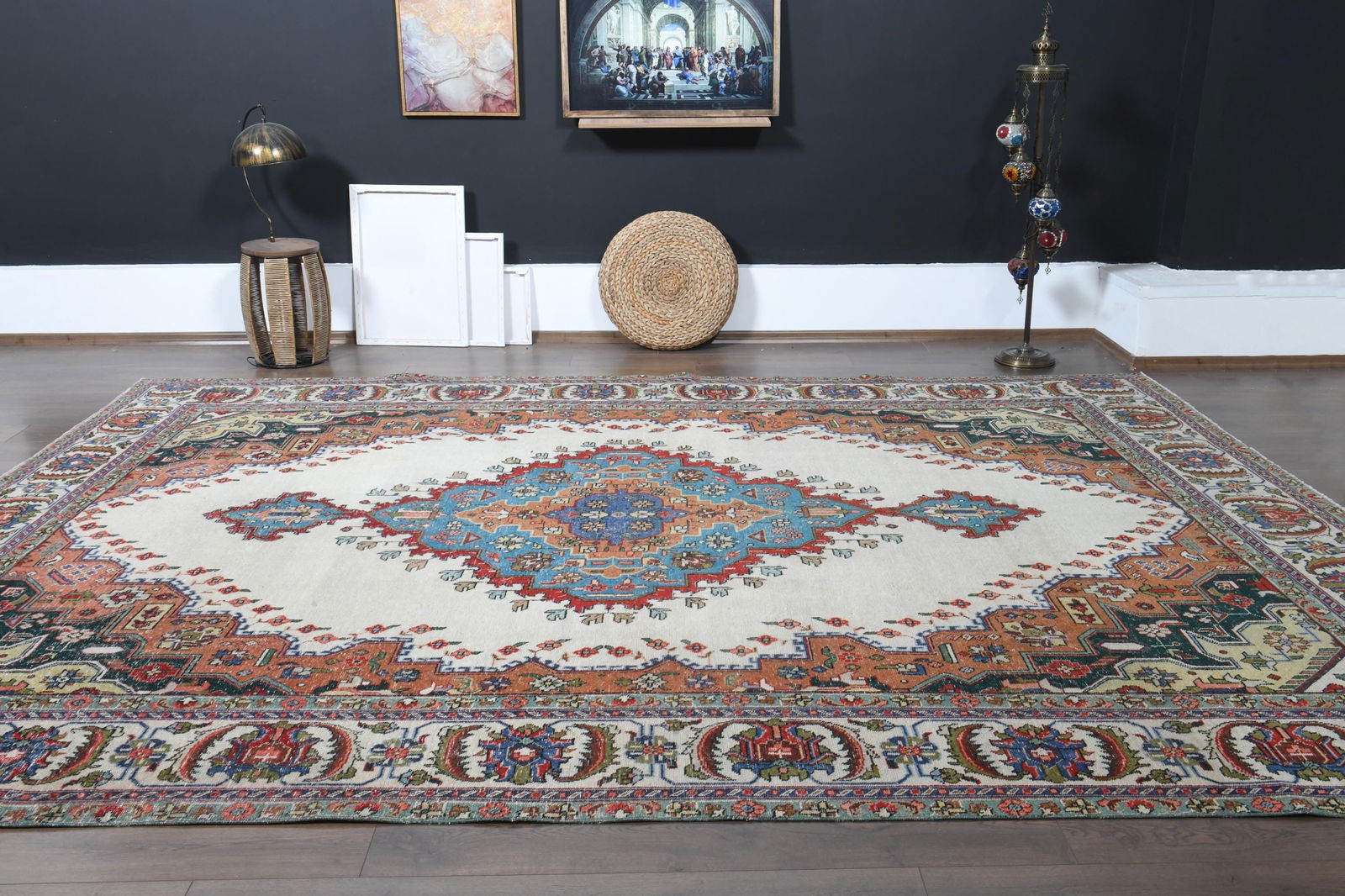 9'6x13'5 ft, OVERSIZED PERSIAN RUG, Living Room - 9