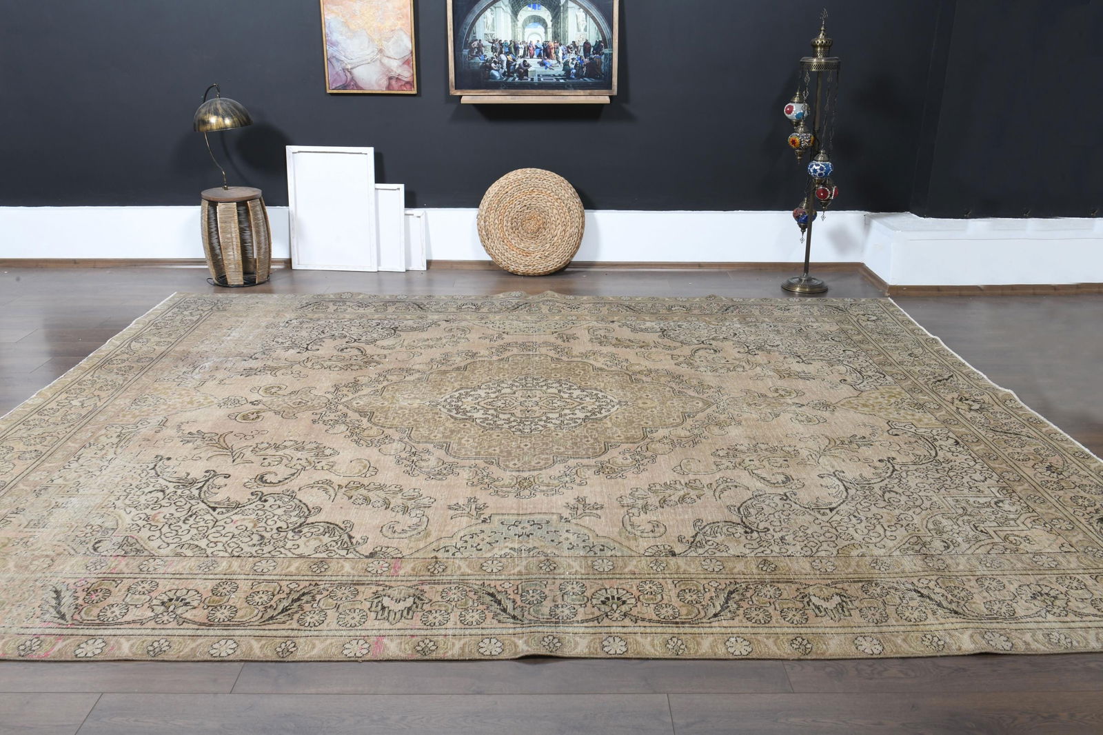 9'7x12'4 ft, OVERSIZED PERSIAN RUG, Living Room - 9