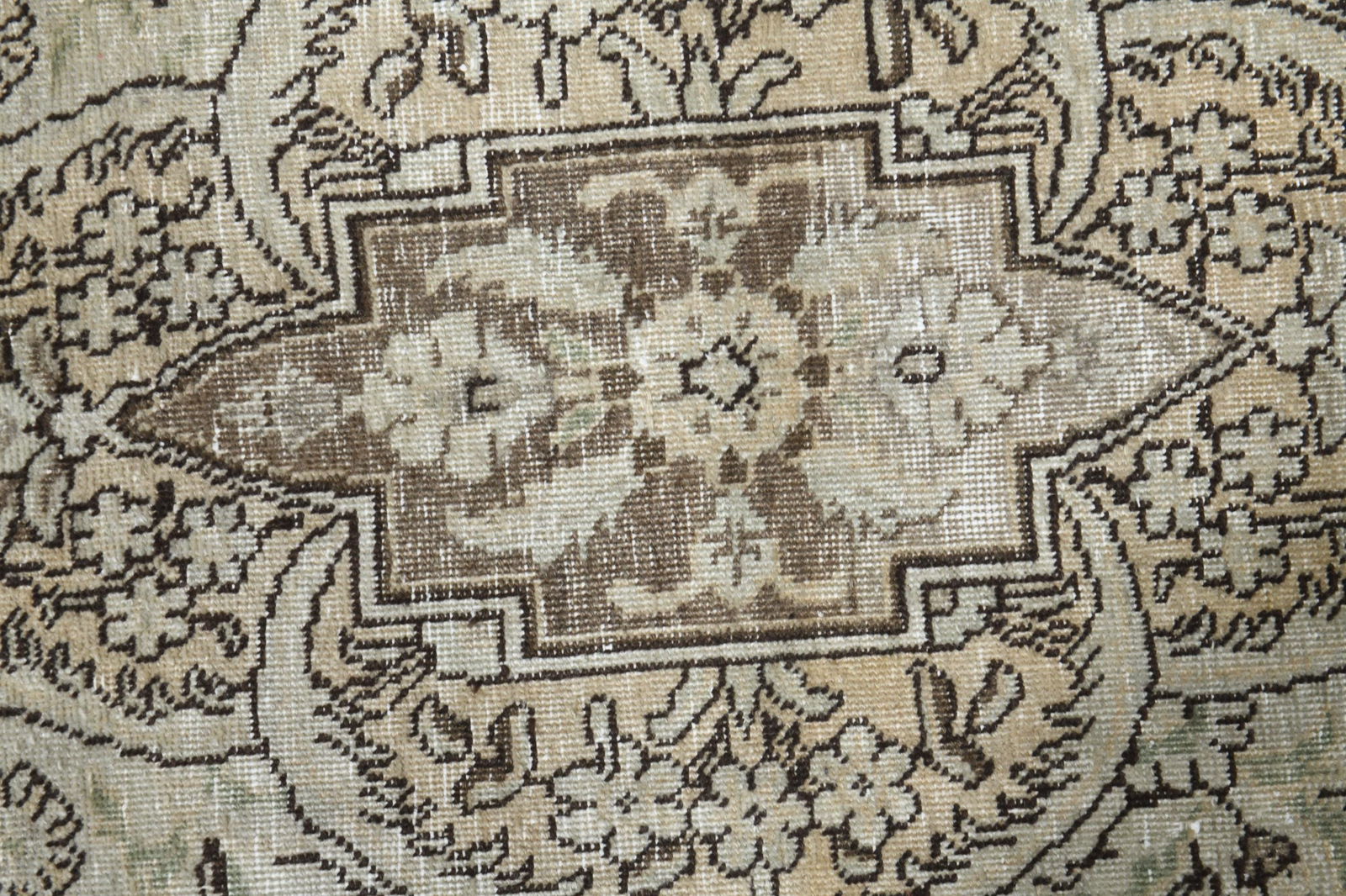 8'7x12'3 ft, PERSIAN OVERSIZED RUG, Orange Beige - 3