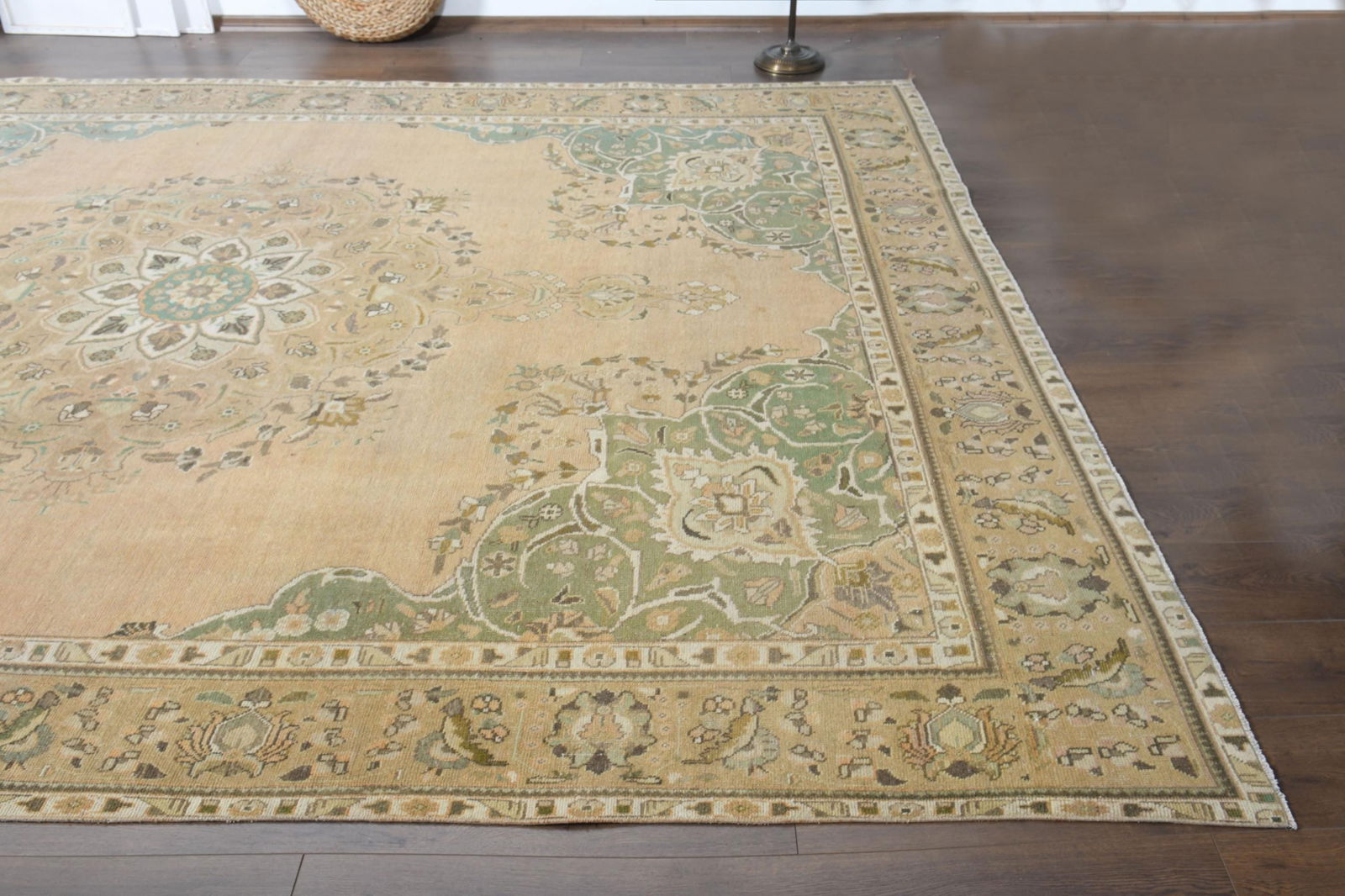 9'4x13 ft, OVERSIZED ORANGE BLUE, Minimalist Decor, Area Rug - 3