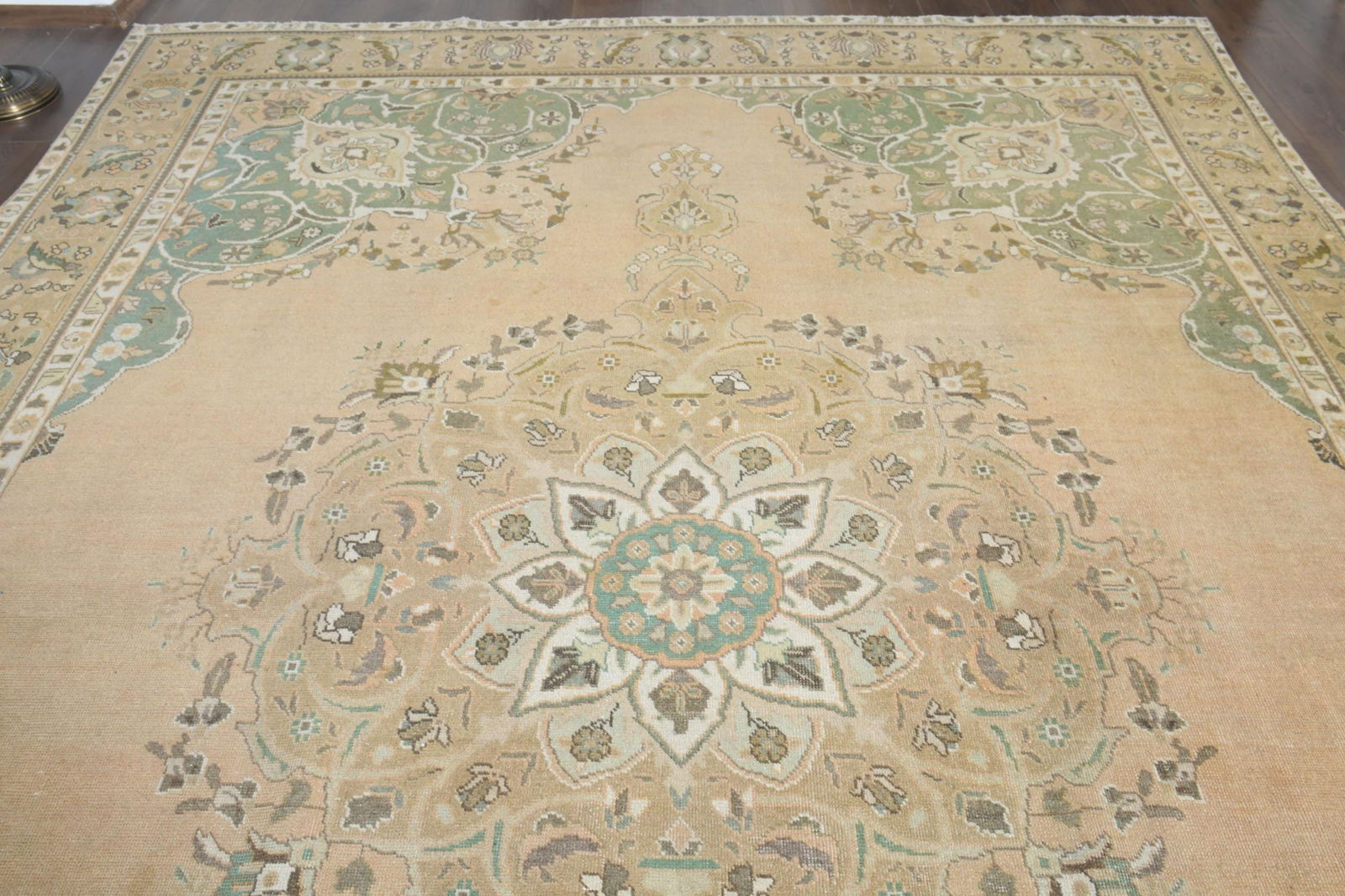 9'4x13 ft, OVERSIZED ORANGE BLUE, Minimalist Decor, Area Rug - 4