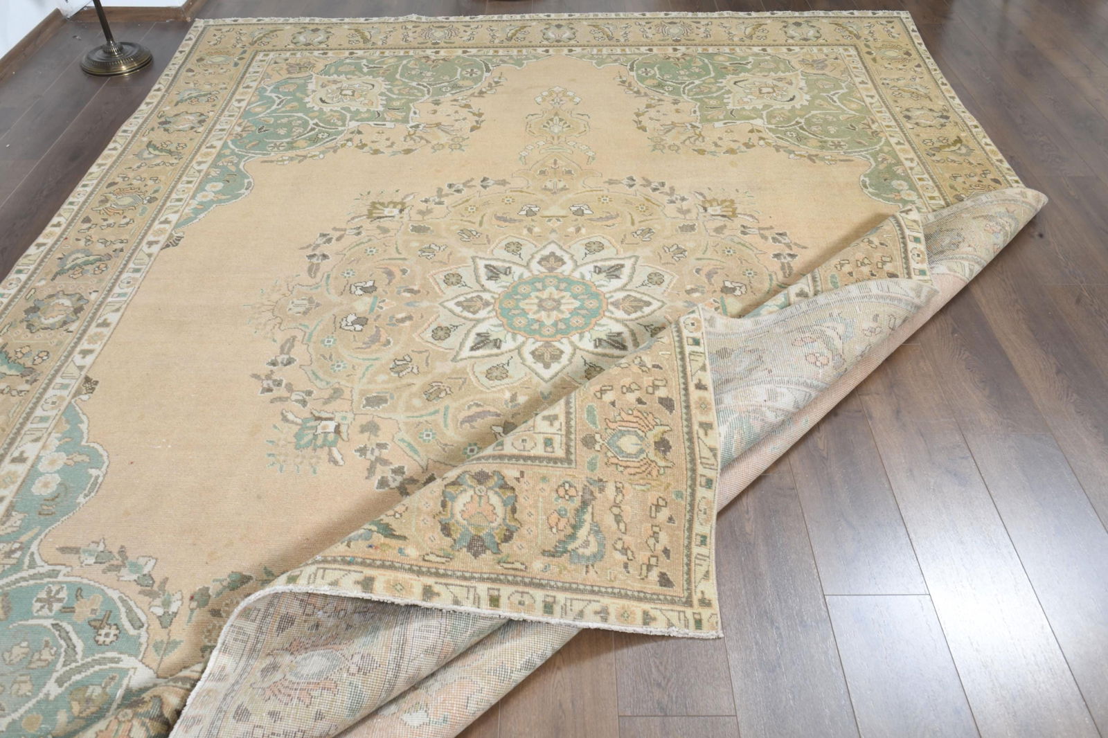 9'4x13 ft, OVERSIZED ORANGE BLUE, Minimalist Decor, Area Rug - 6