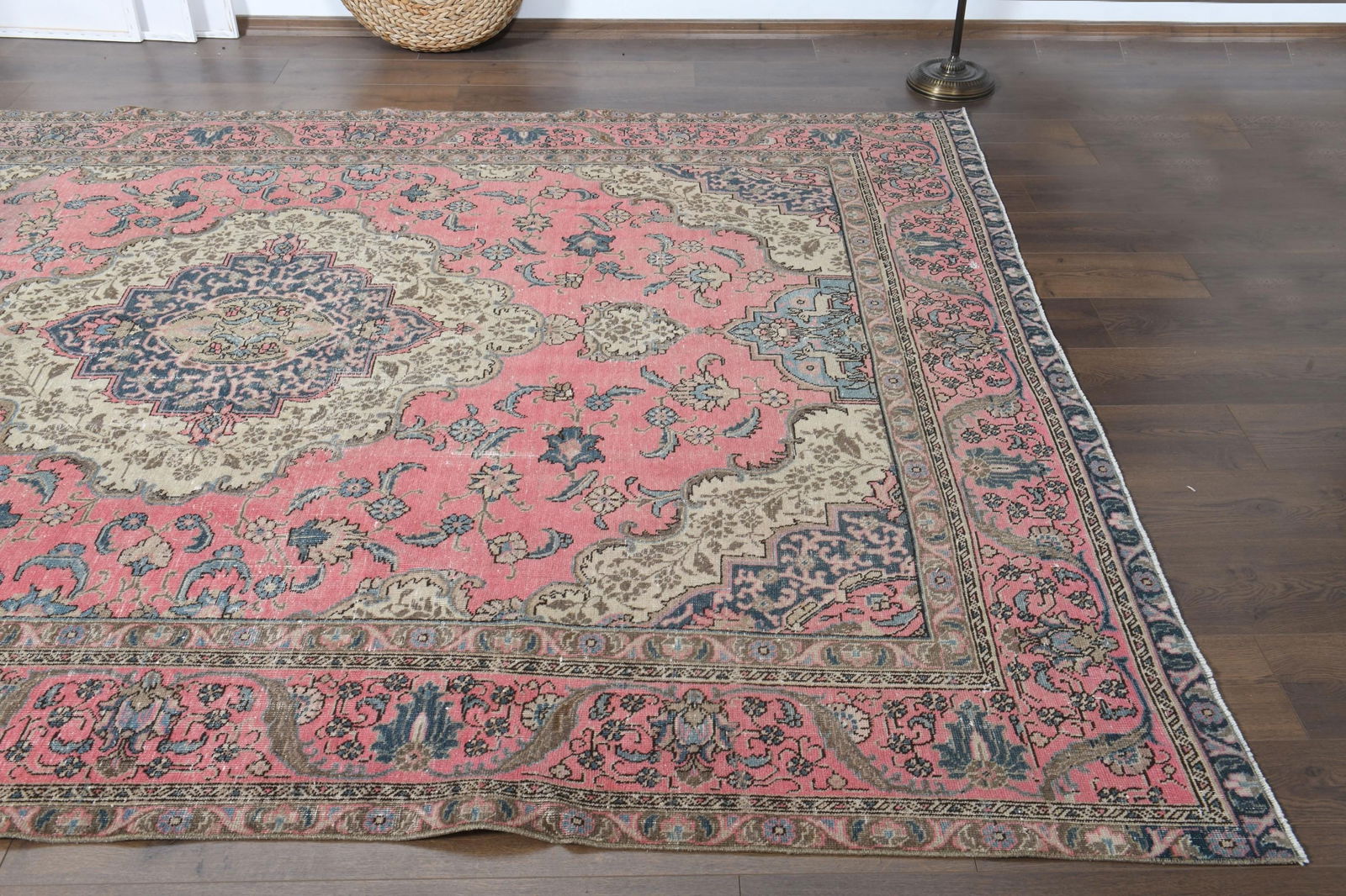 7'3x10'3 ft, OVERSIZED PINK BLUE, Minimalist Decor, Area Rug - 4