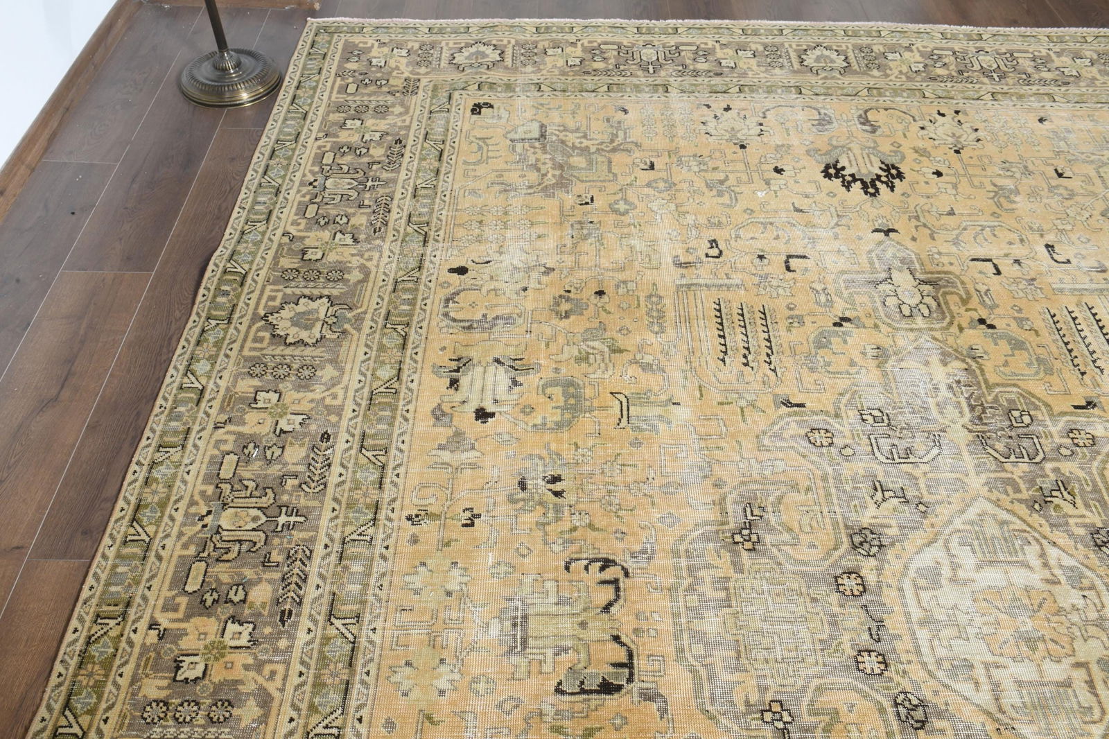 9'3x12'7 ft, PERSIAN ORANGE RUG, Oversized Antique - 2