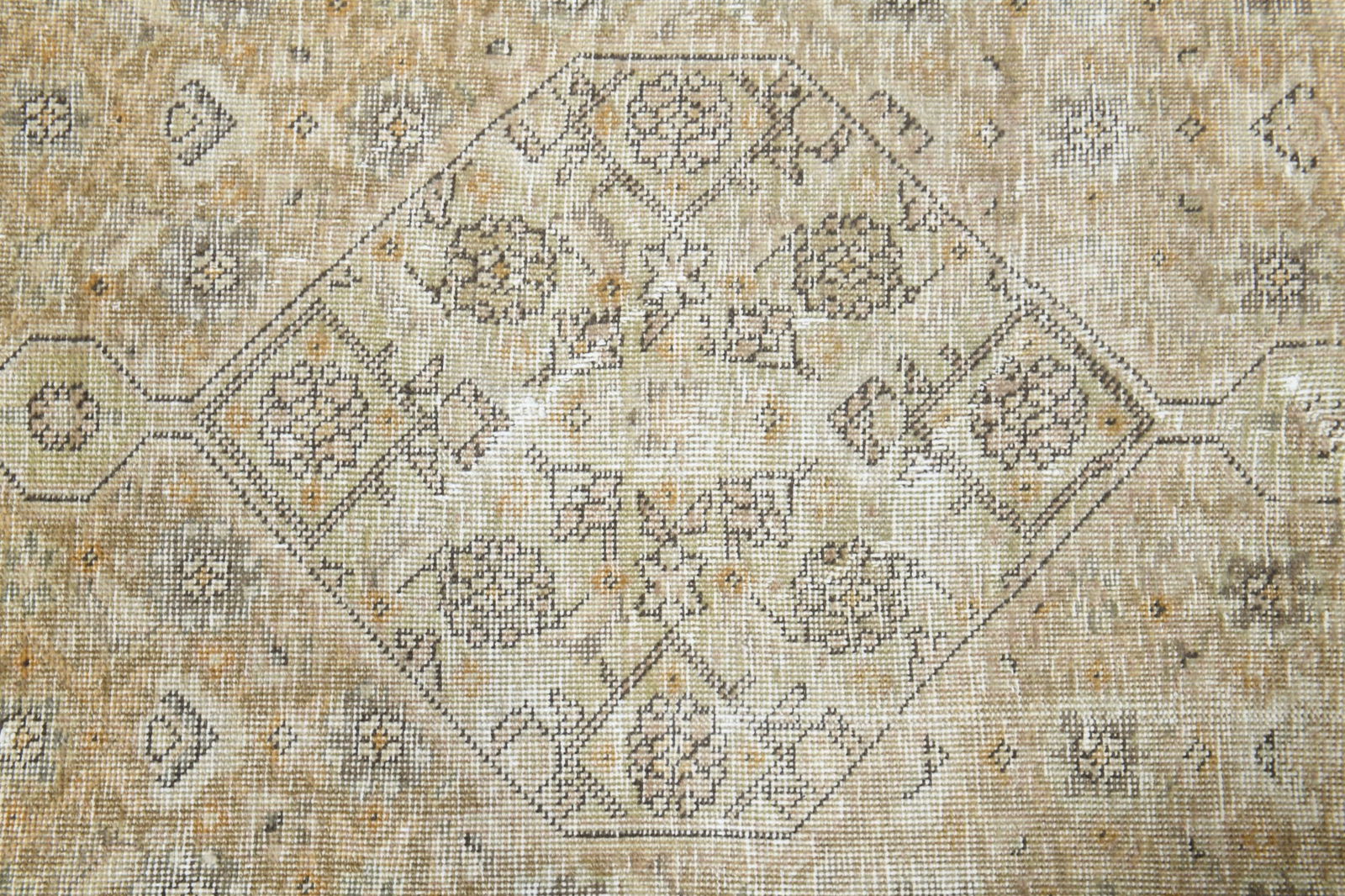 9'1x12'2 ft, ORANGE OVERSIZED RUG, Vintage Wool - 4