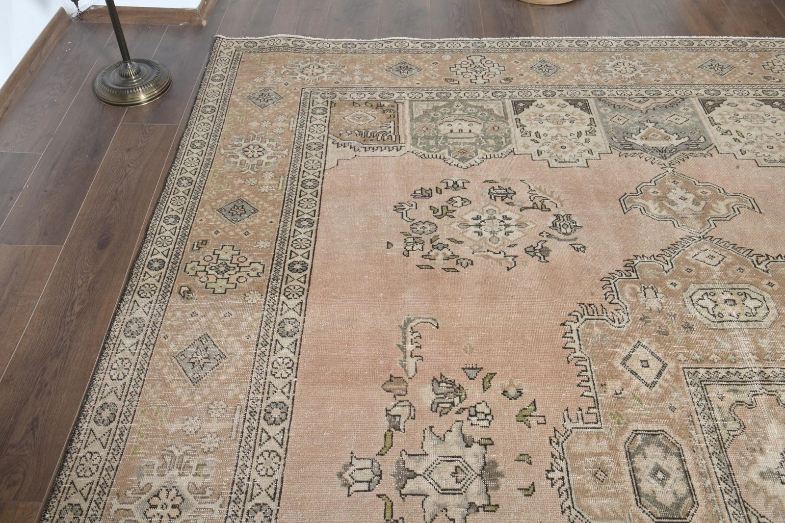 9'4x12'7 ft, OVERSIZED ORANGE BROWN, Minimalist Decor, Area - 4