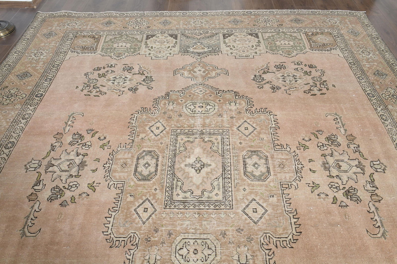 9'4x12'7 ft, OVERSIZED ORANGE BROWN, Minimalist Decor, Area - 5