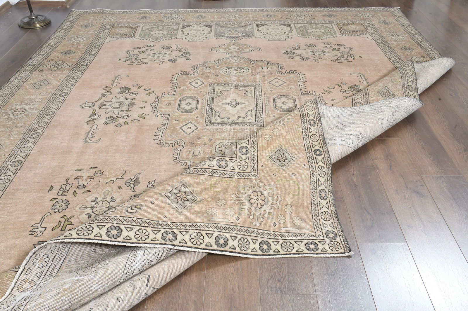 9'4x12'7 ft, OVERSIZED ORANGE BROWN, Minimalist Decor, Area - 8