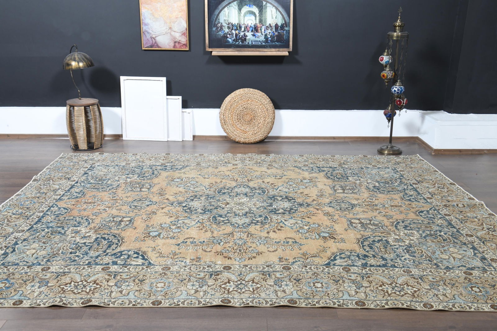 8'4x11'7 ft, OVERSIZED PERSIAN RUG, Living Room - 9