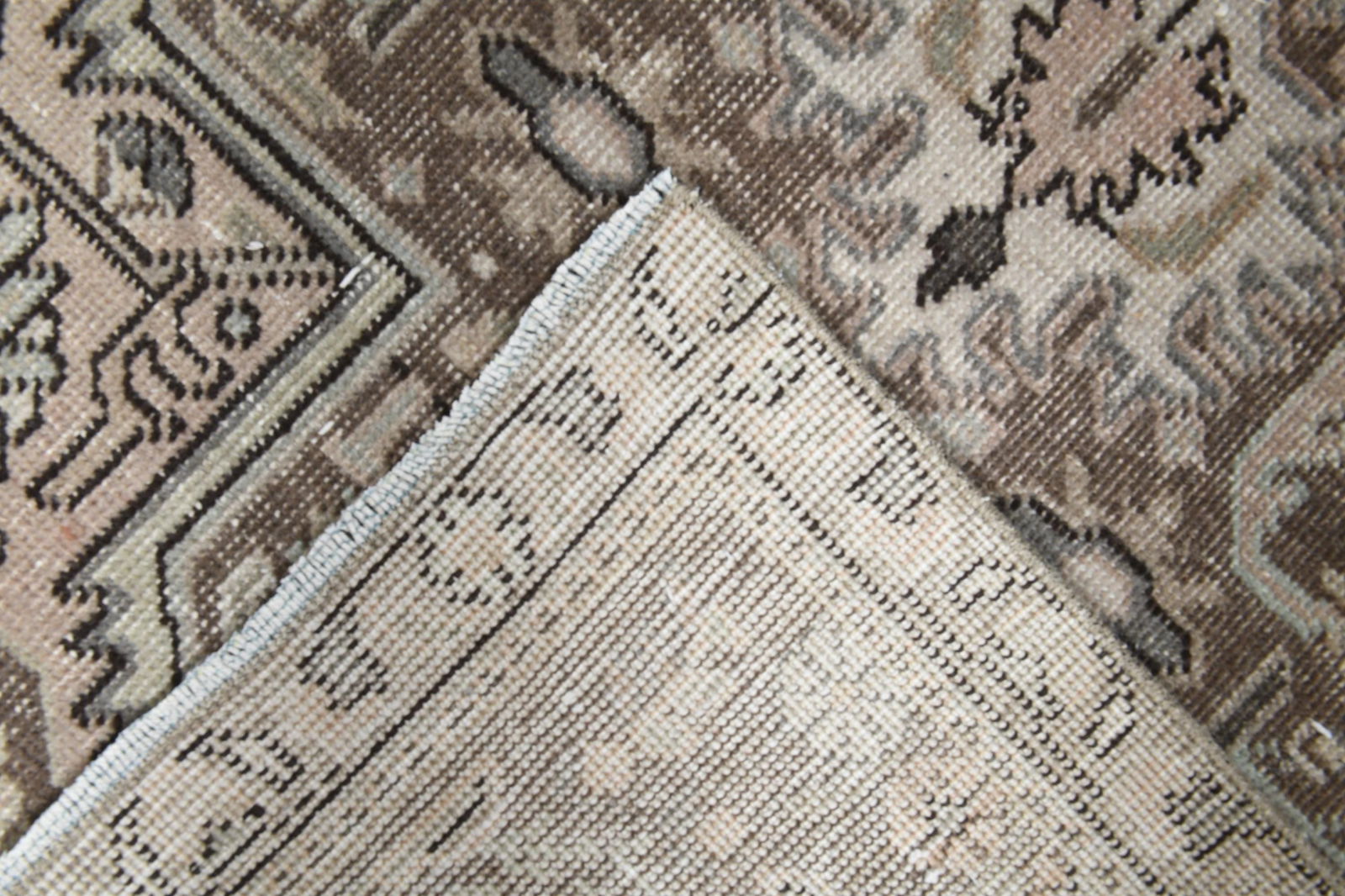 9'4x12'8 ft, PERSIAN MINIMALIST RUG, Oversized Antique - 3