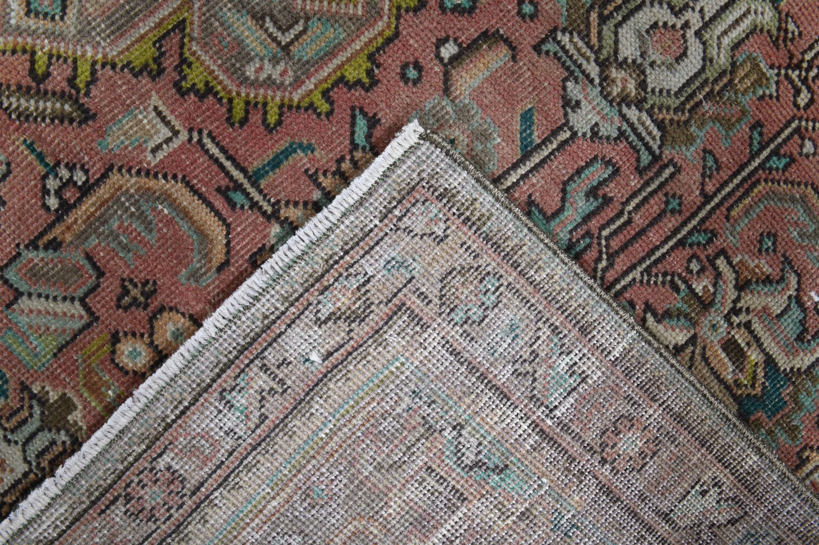 7'9x11 ft, OVERSIZED PERSIAN RUG, Orange Rug, 8x11 Large Area - 3