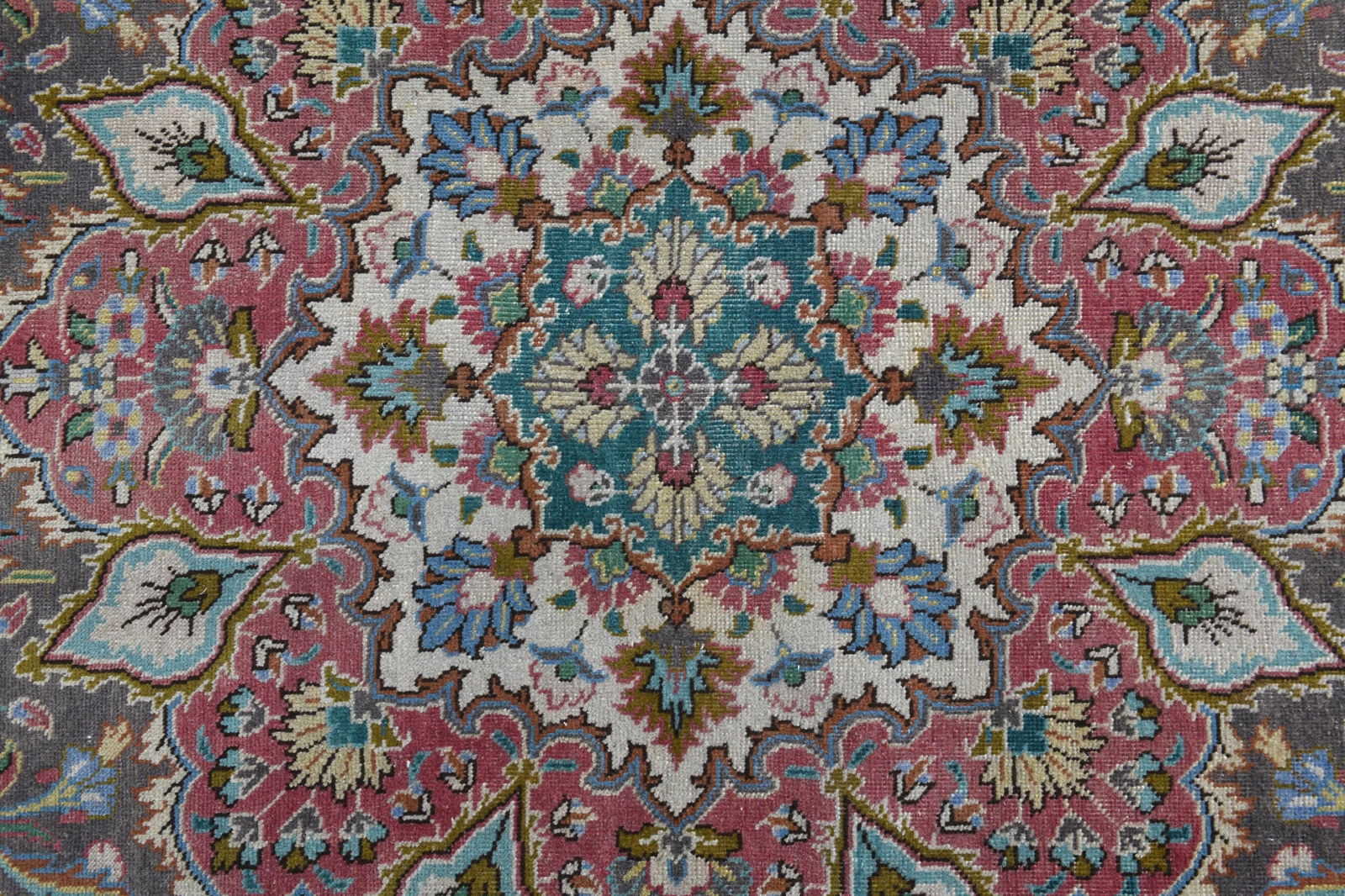 9'8x12'7 ft, PERSIAN COLORFUL RUG, Oversized Antique - 7