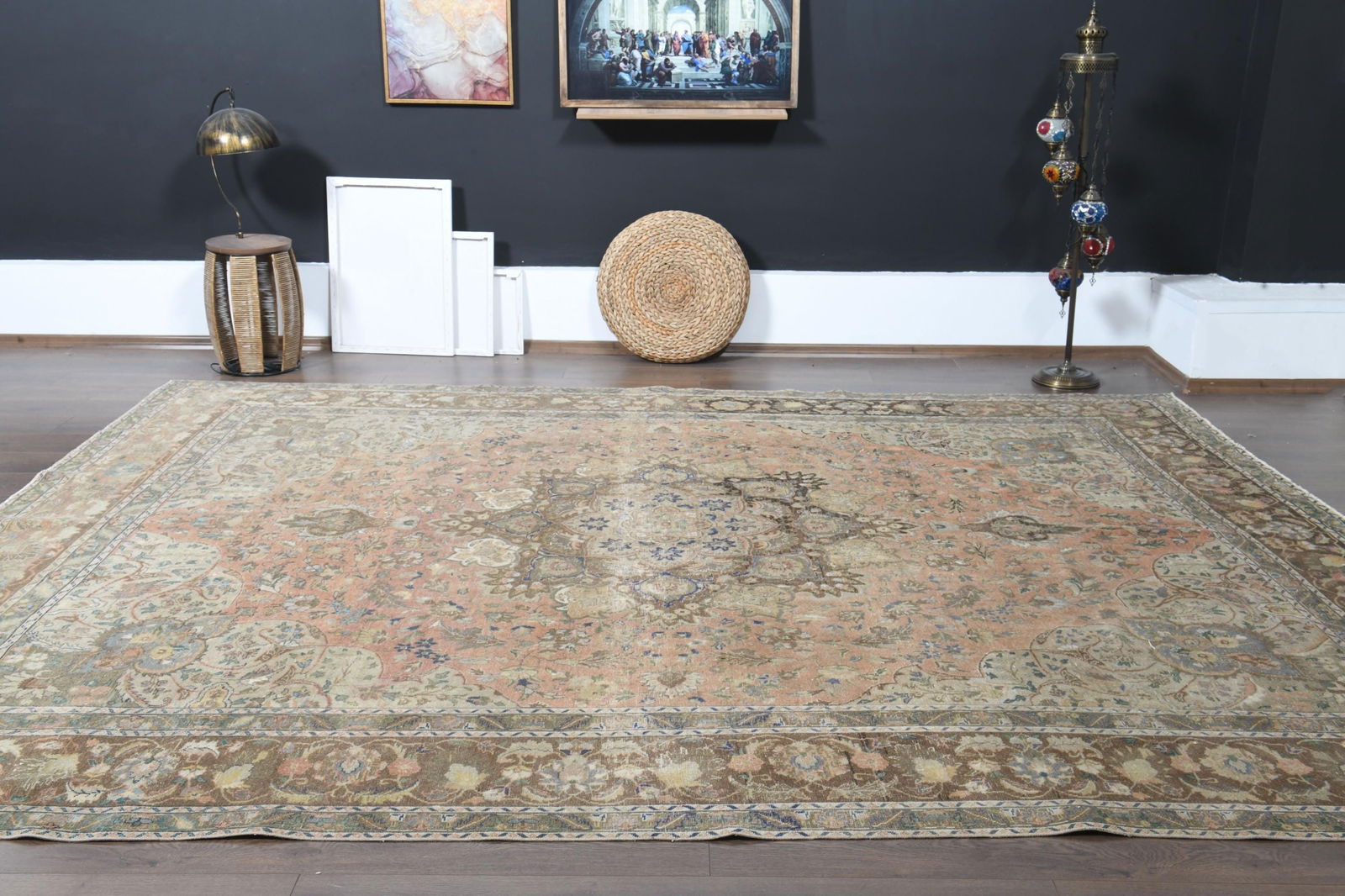 9'2x12'4 ft, OVERSIZED PERSIAN RUG, Living Room - 9