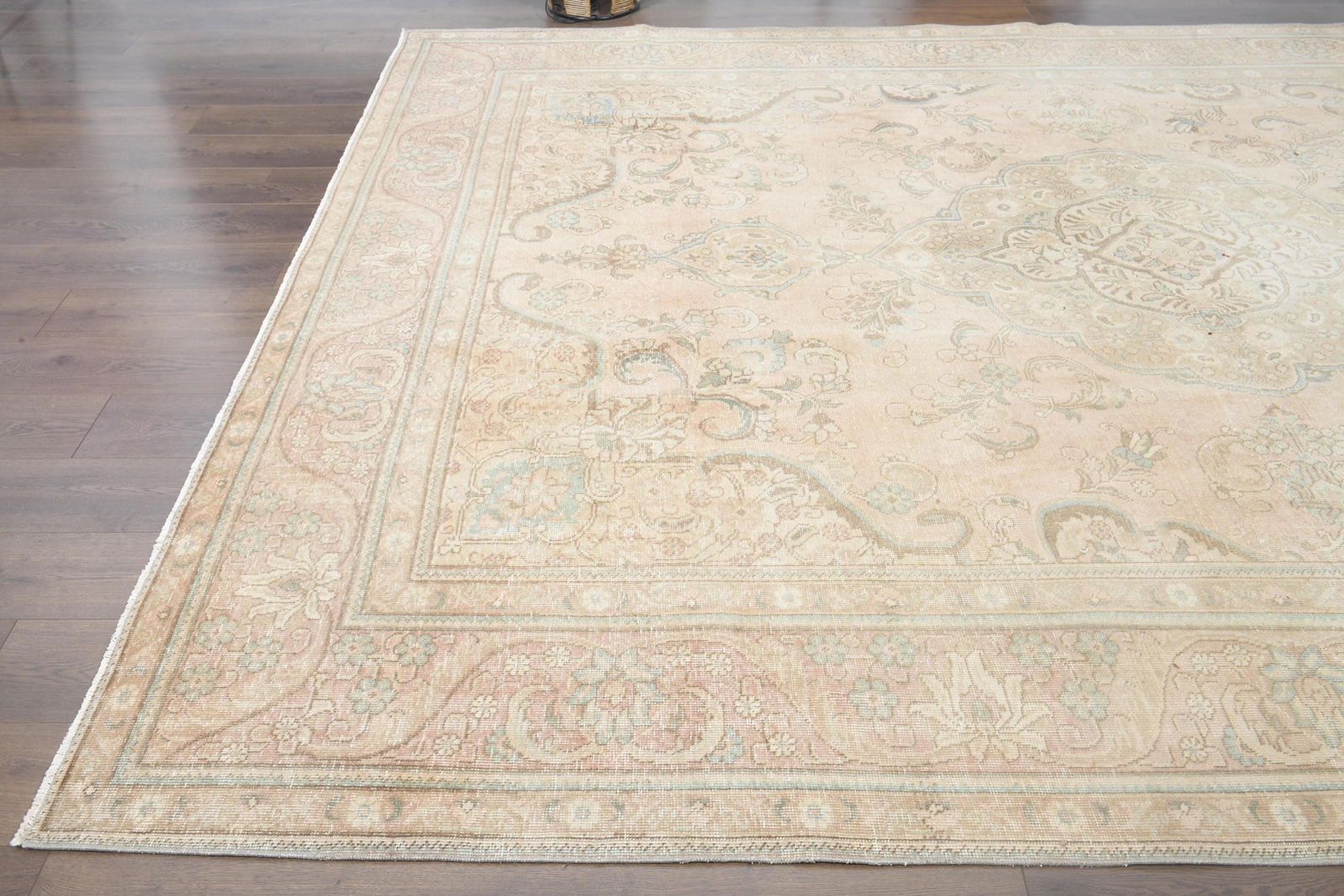 9'4x12'8 ft, ORANGE MINIMALIST RUG, Oversized - 7