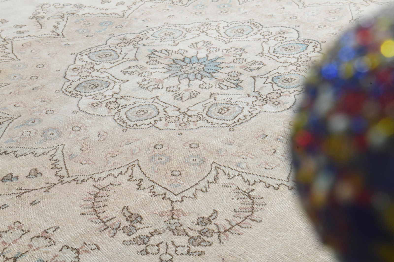 9'5x12'6 ft, OVERSIZED BEIGE BROWN, Minimalist - 3