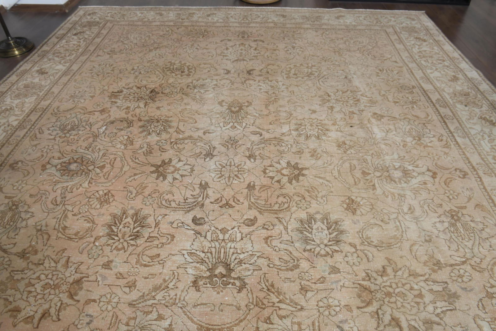 9'3x12'6 ft, OVERSIZED PERSIAN RUG, Orange - 3