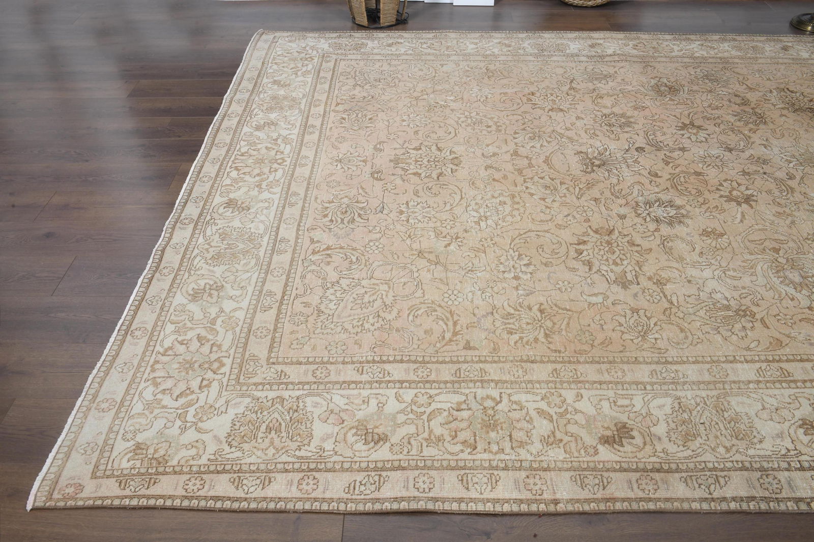 9'3x12'6 ft, OVERSIZED PERSIAN RUG, Orange - 6