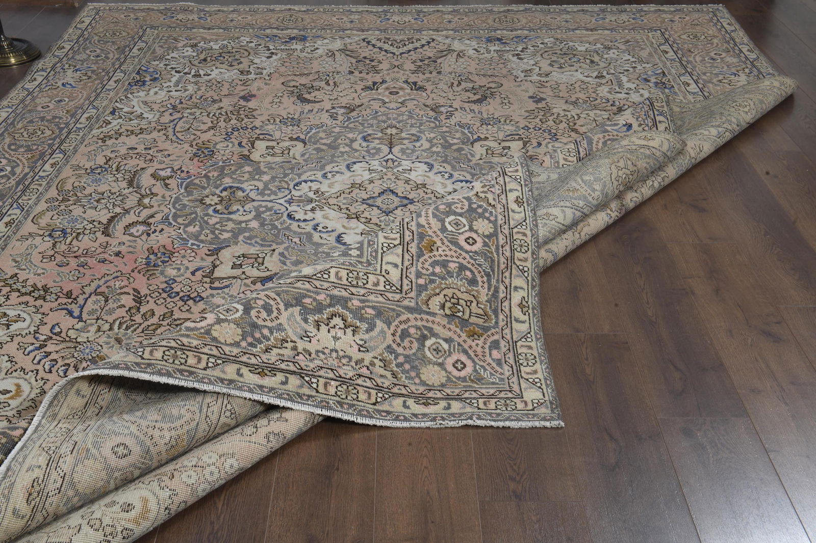 9'2x12'5 ft, HERIZ PERSIAN RUG, Minimalist Décor - 6