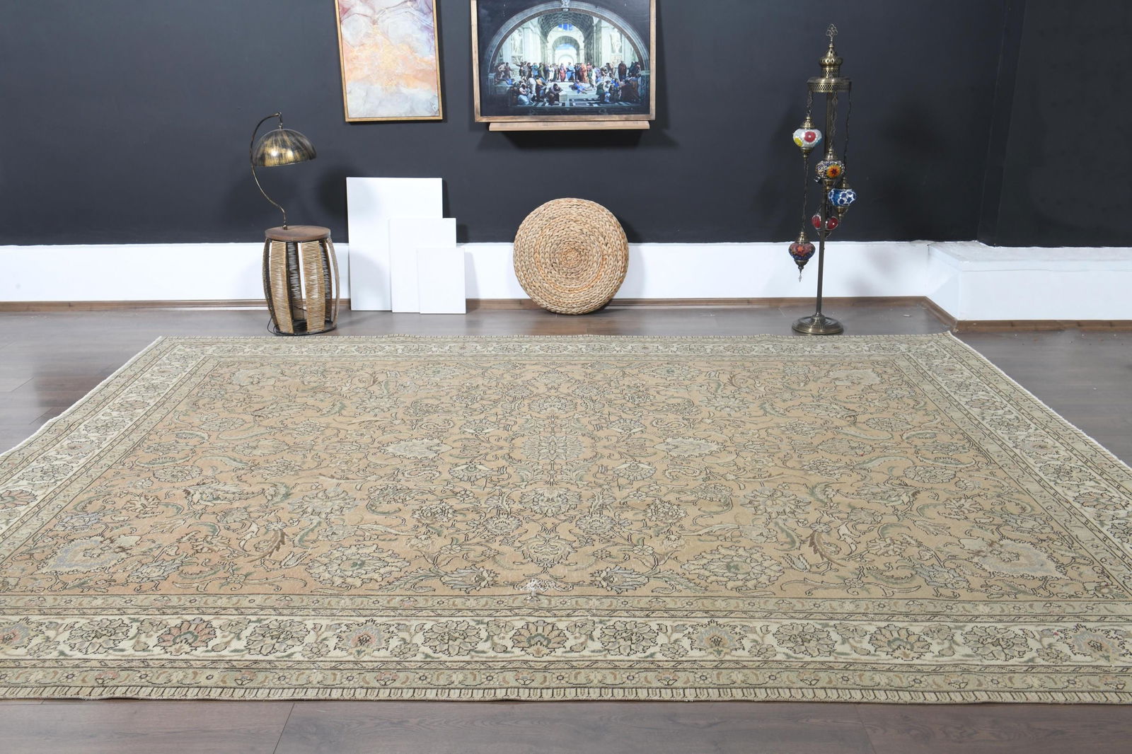 9'4x12'5 ft, OVERSIZED PERSIAN RUG, Living Room - 9