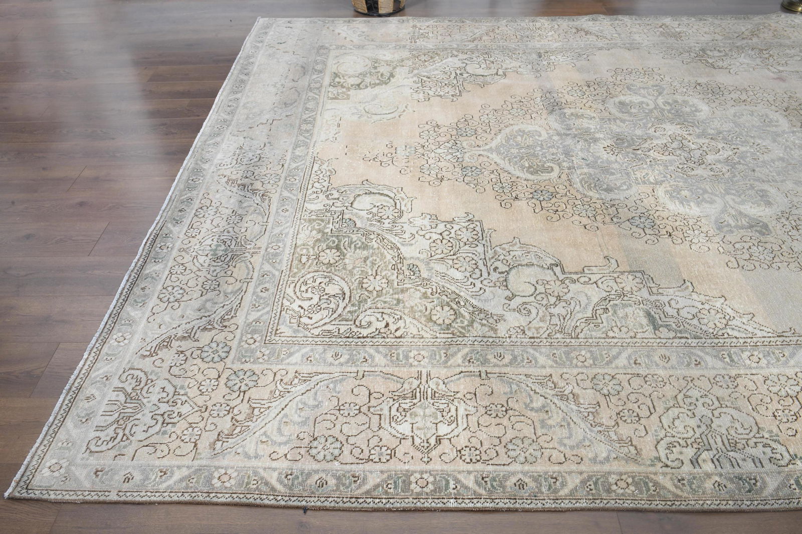 9'7x12'5 ft, ORANGE BOHEMIAN RUG, Persian Oversized - 4