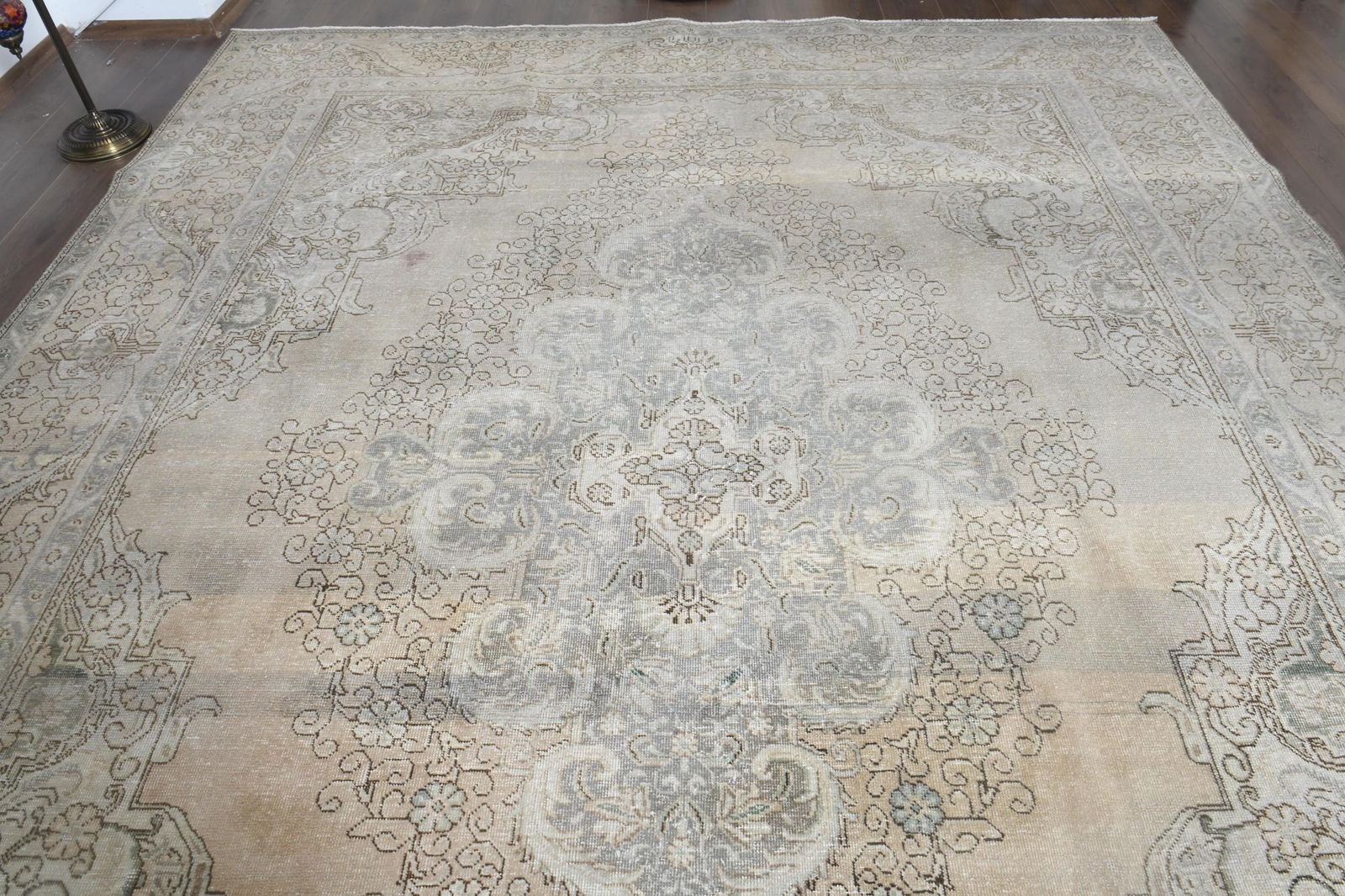 9'7x12'5 ft, ORANGE BOHEMIAN RUG, Persian Oversized - 8