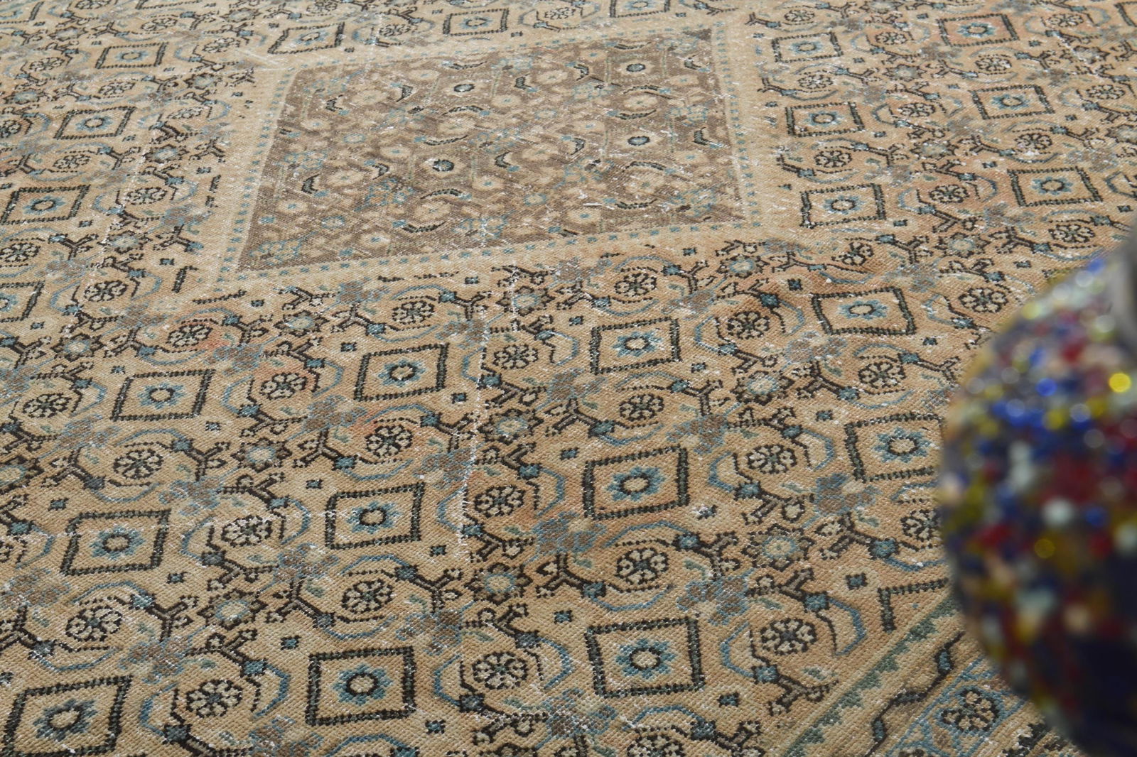 9'4x13'1 ft, PERSIAN MINIMALIST RUG, Oversized - 4