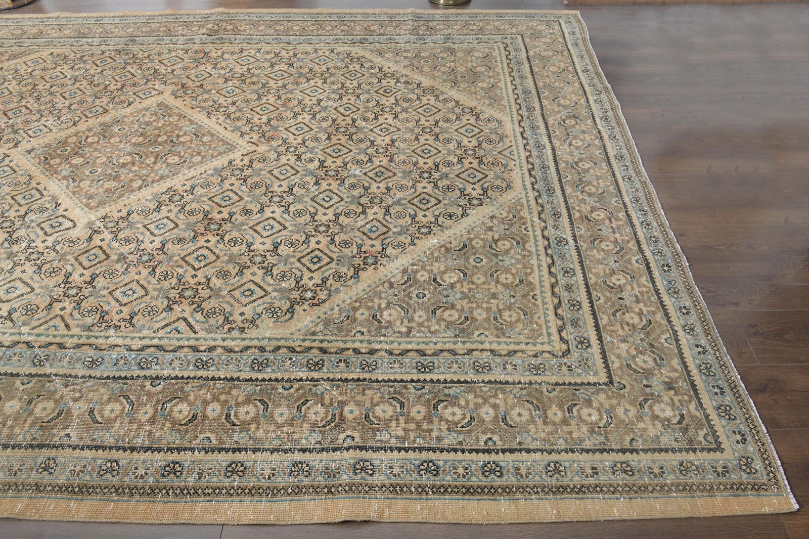 9'4x13'1 ft, PERSIAN MINIMALIST RUG, Oversized - 8
