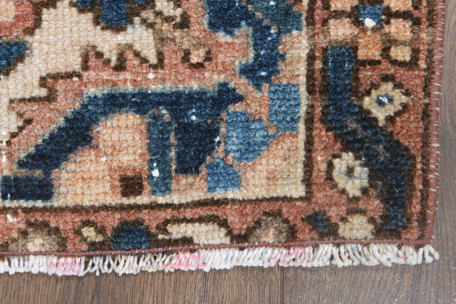 9'5x11'9 ft, OVERSIZED PERSIAN RUG, Brown Blue - 3