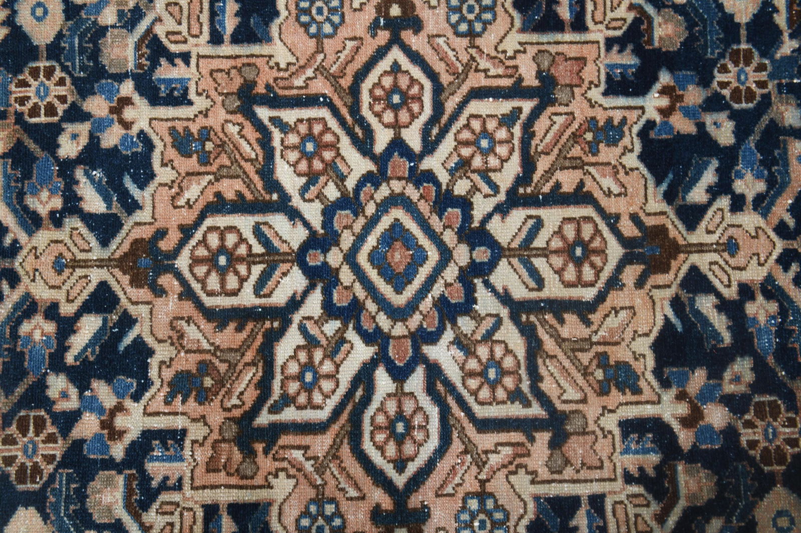 9'5x11'9 ft, OVERSIZED PERSIAN RUG, Brown Blue - 4