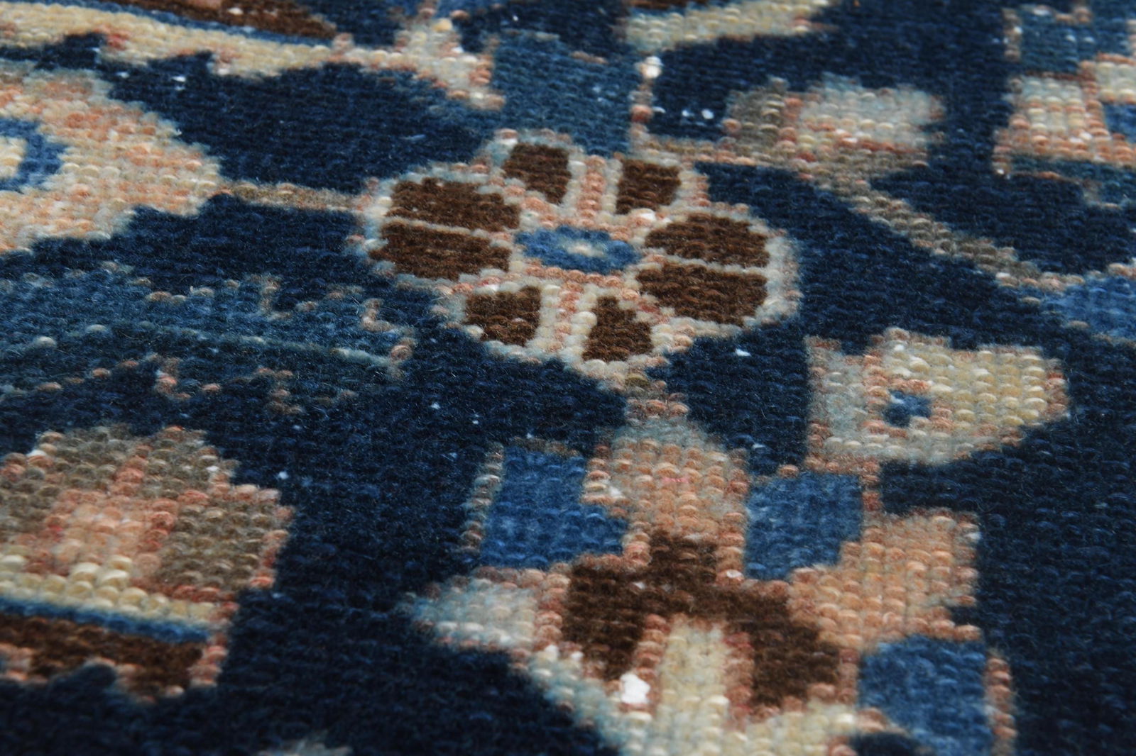 9'5x11'9 ft, OVERSIZED PERSIAN RUG, Brown Blue - 6