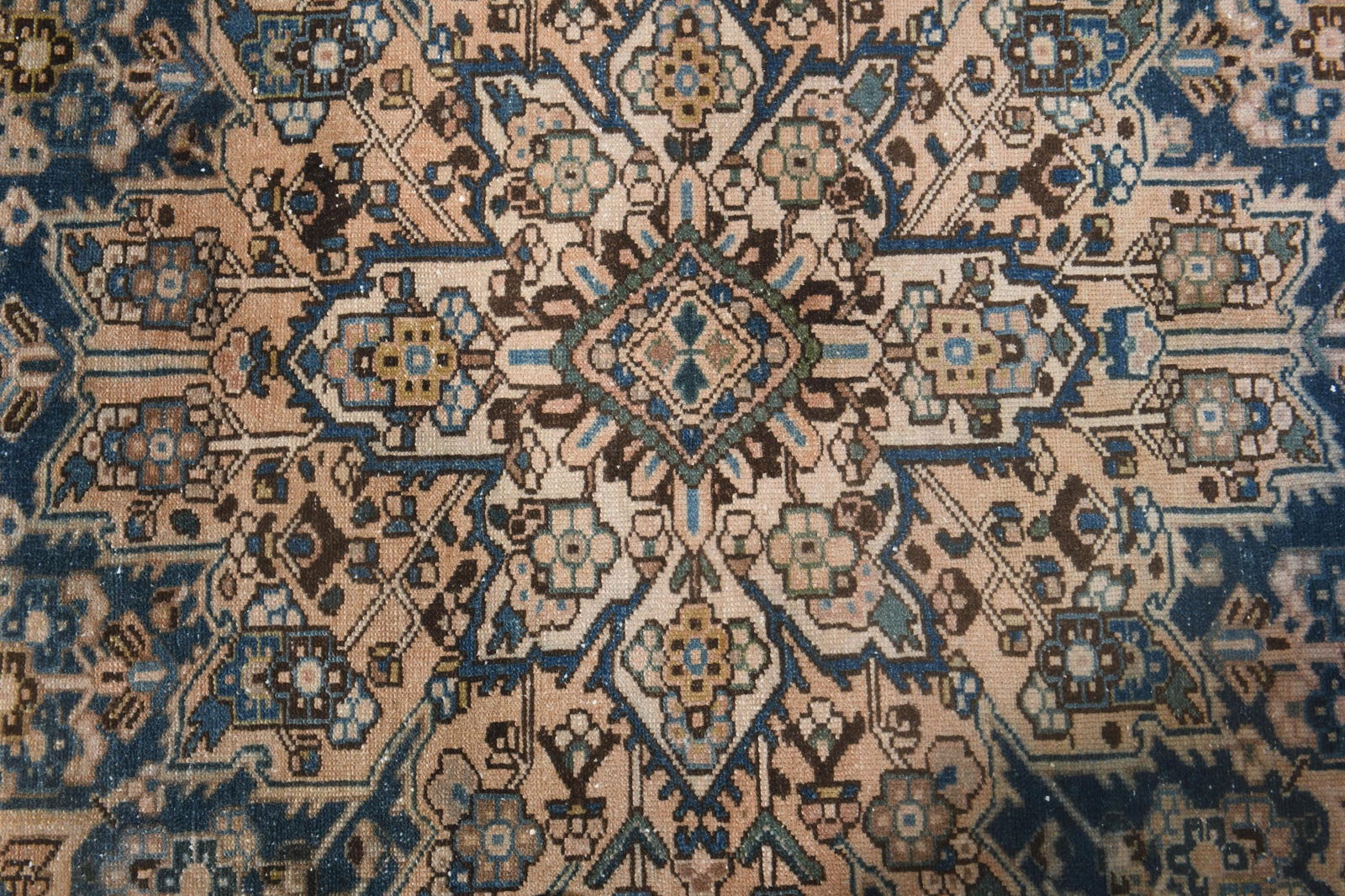 9'7x12'4 ft, ORANGE MINIMALIST RUG, Oversized Persian - 3