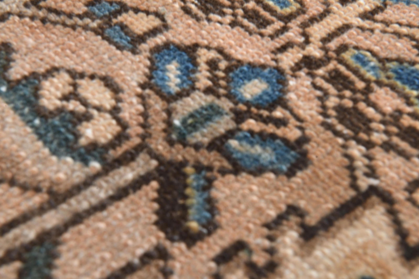 9'7x12'4 ft, ORANGE MINIMALIST RUG, Oversized Persian - 4