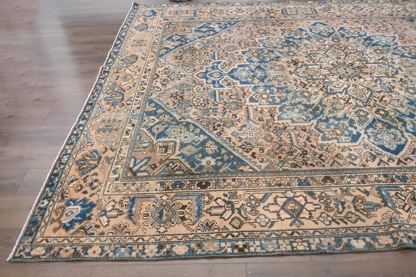 9'7x12'4 ft, ORANGE MINIMALIST RUG, Oversized Persian - 5