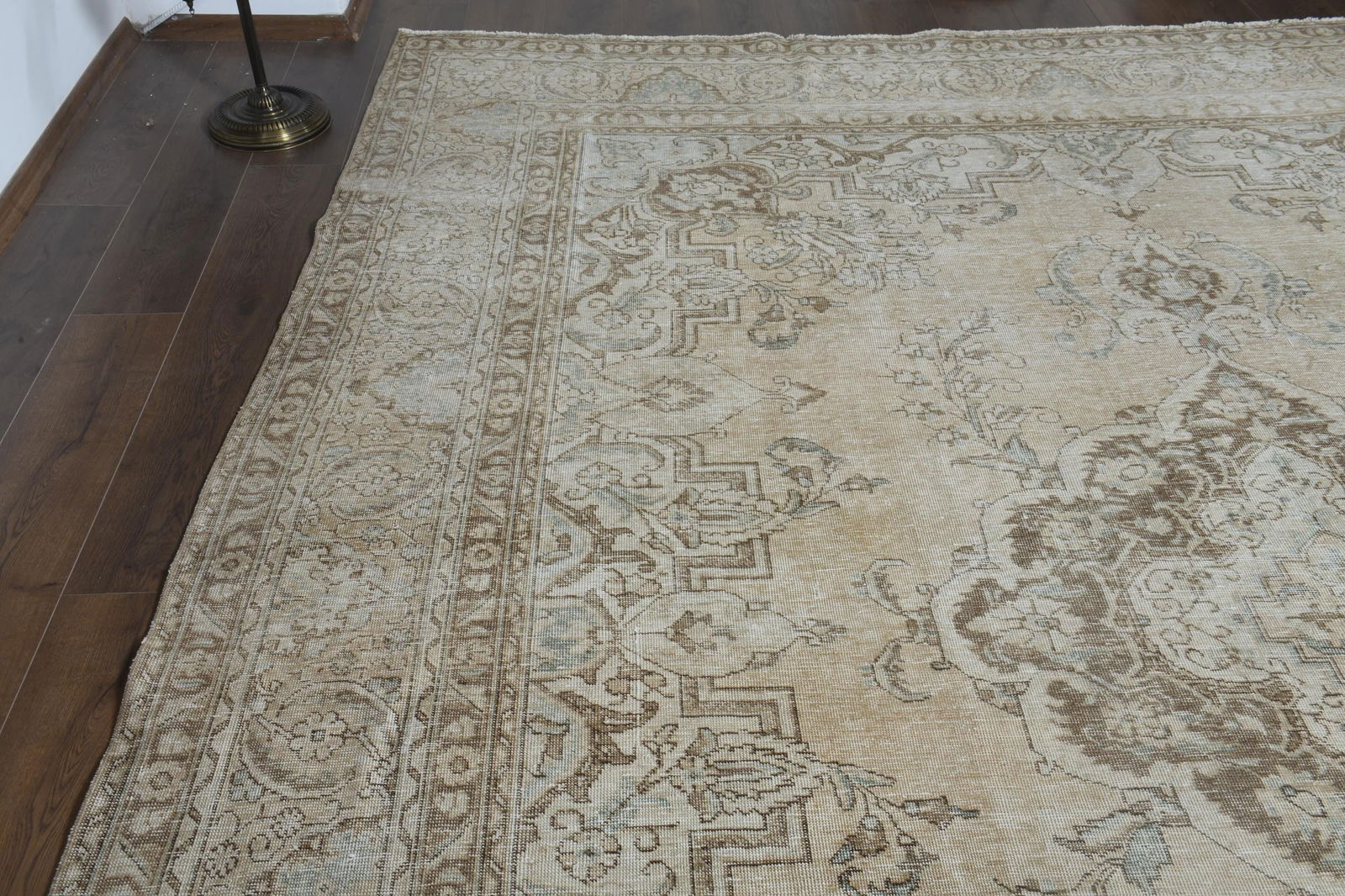 10x12'3 ft, PERSIAN MINIMALIST RUG, Oversized Antique - 2