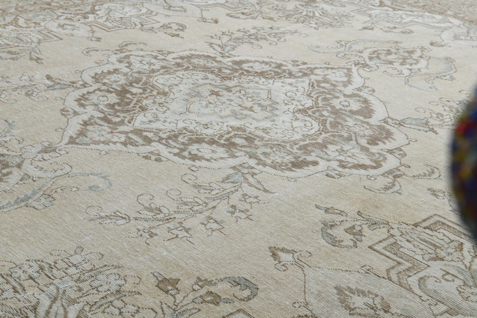 10x12'3 ft, PERSIAN MINIMALIST RUG, Oversized Antique - 7