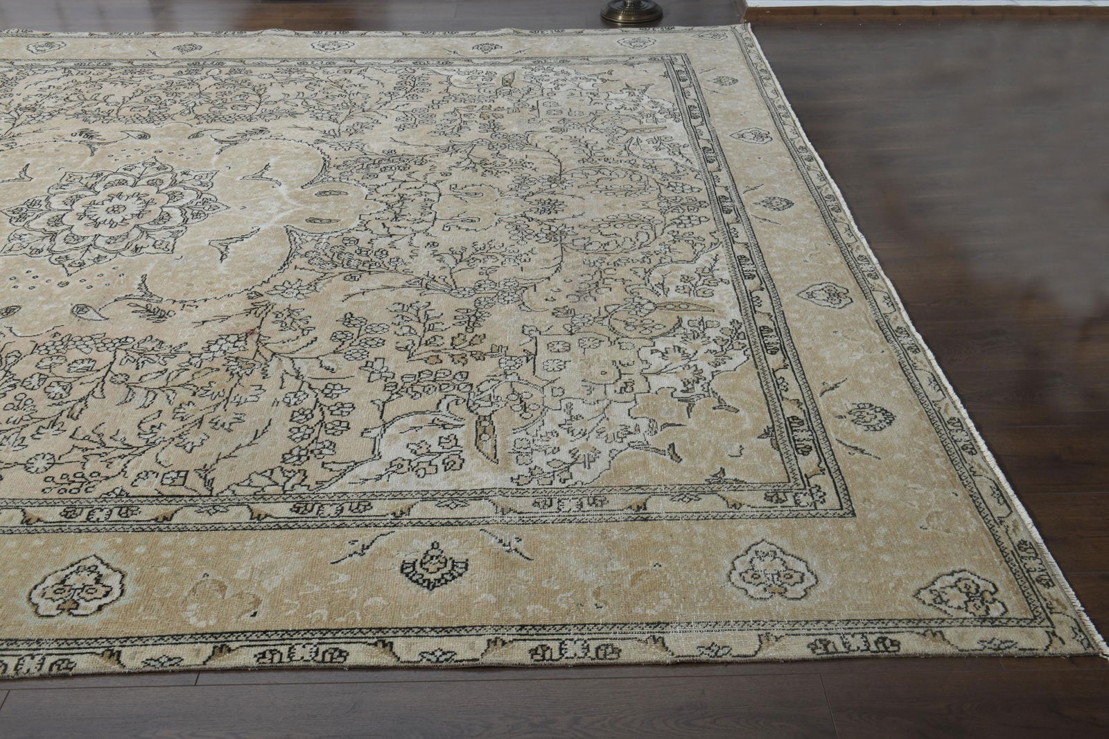 9'9x12'9 ft, OVERSIZED ORANGE BROWN, Minimalist - 6