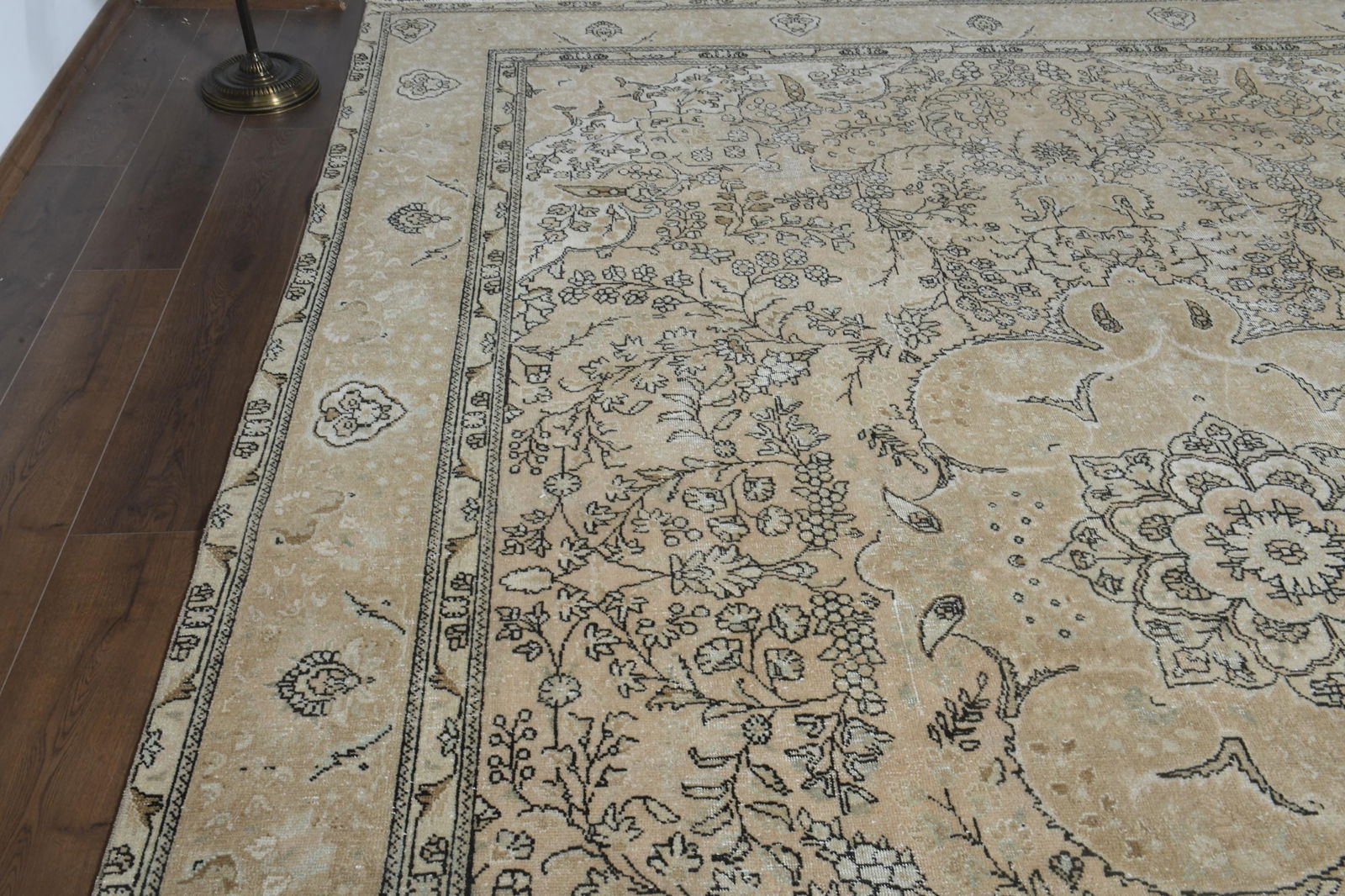 9'9x12'9 ft, OVERSIZED ORANGE BROWN, Minimalist - 7