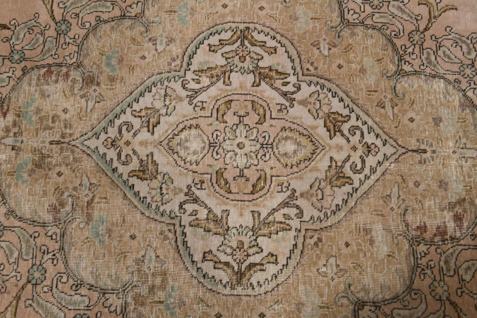 9'6x12'4 ft, OVERSIZED PERSIAN RUG, Orange Rug, 10x12 Large Area - 4