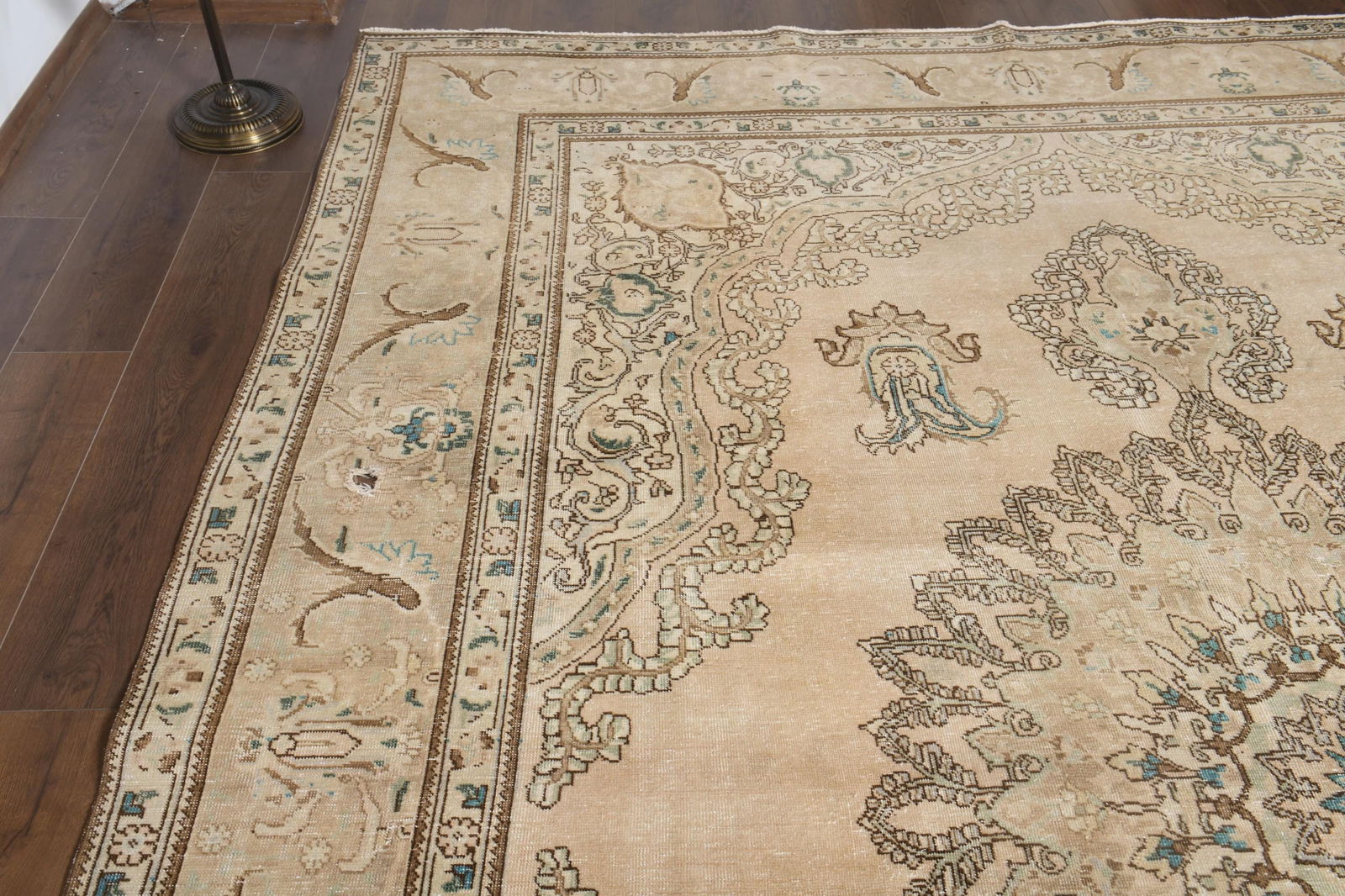 9'5x12'5 ft, ORANGE MINIMALIST RUG, Oversized Persian - 2