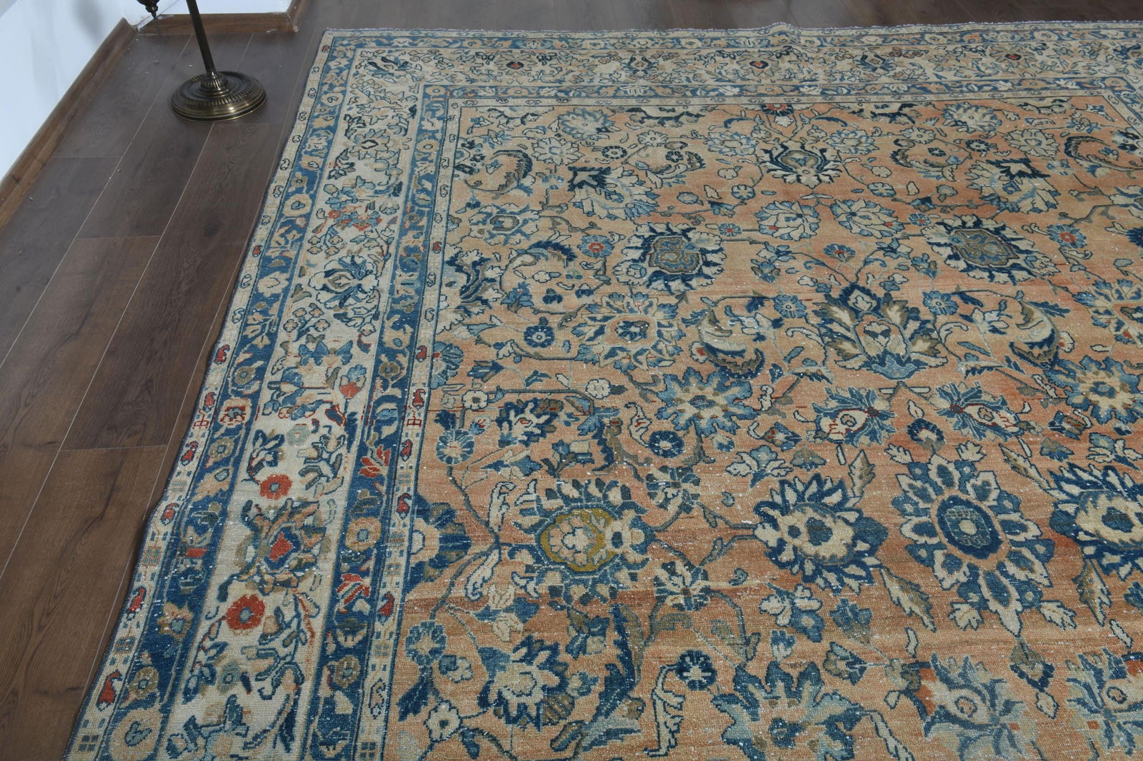 8'7x12'2 ft, ORANGE MINIMALIST RUG - 5